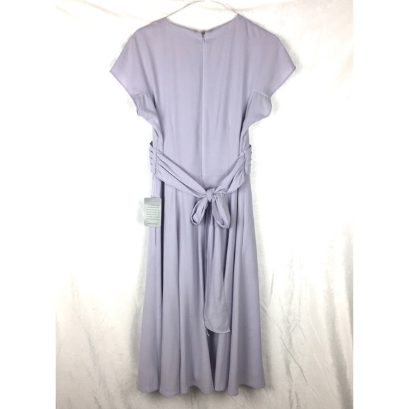 Gal Meets Glam Seraphina Wrap Style Midi Dress - Picture 5 of 7